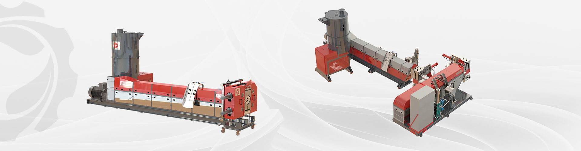 Грануляционный экструдер (с боковой подачей)