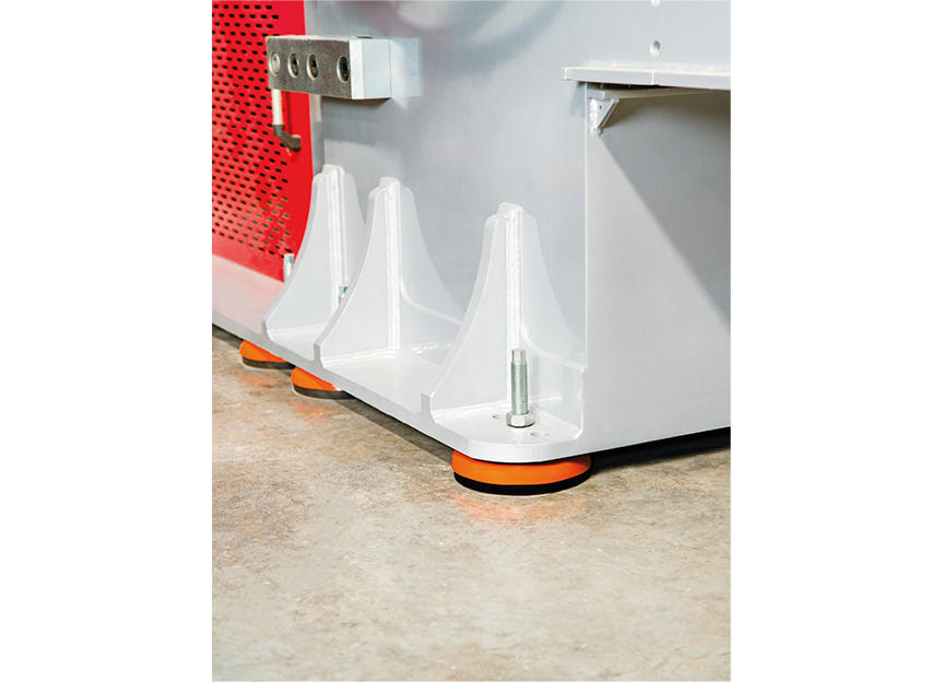 Виброгасящие опоры для машины